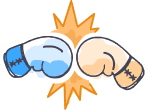Boxing gloves icon